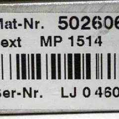 Jungheinrich 50260677 | Rij/hef regeling Drive/lift controller MP1514 50141763 V5.10 sn. LJ04680843