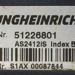 Jungheinrich 51226801 | Rij/hef/stuur regeling  drive/lift/steering controller AS2412 i S index B Sw 1,06 51419306 sn. S1AX00087844 from ECE225 year 2016