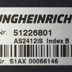 Jungheinrich 51226801 | Rij/hef/stuur regeling  drive/lift/steering controller AS2412 i S index C Sw 1,09 51419306 sn. S1AX10007889 from ECE220 year 2017