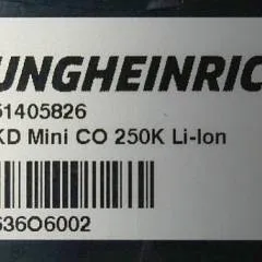 Jungheinrich 51405826 | Display KD mini Co 250K Li-ion sn. 636O6002