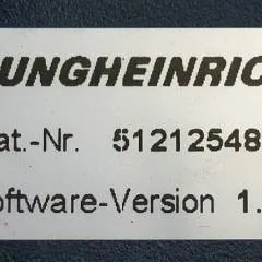 Jungheinrich 51169229 | MFC04 Index A Brake 5121248 sw. 1.14 from ETV214 year 2015 sn. S1FX00104623