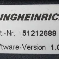 Jungheinrich 51159321 | Rij/hef regeling drive/lifting controller AS4814Ik Index B Sw. 1.07 51212688 sn. S1EX00042228 from ETV214 year 2015
