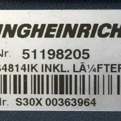 Jungheinrich 51159321 | Rij/hef regeling drive/lifting controller AS4814Ik Index A 51198205 inkl. LA1/4FTER from ETV214 year 2014 sn. S1EX00009165