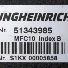 Jungheinrich 51343985 | MFC10 Index B  sn. S1KX00005858 from EKS110 year 2018