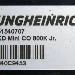 Jungheinrich 51540707 | Display KD mini Co 800K Jr. sn. 840C9453