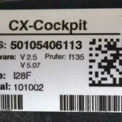 Still 50105406113 | CX cockpit Sw. V2,5 V58,07 sn. 101002 from EXEU S22 year 2013