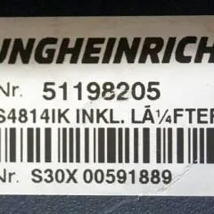 Jungheinrich 51159321 | Rij/hef regeling drive/lifting controller AS4814Ik Index B 51198205 inkl. LA1/4FTER from ETV216 year 2015 sn. S1EX00022840