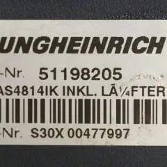 Jungheinrich 51159321 | Rij/hef regeling drive/lifting controller AS4814Ik Index B 51198205 inkl. LA1/4FTER from ETV216 year 2014 sn. S1EX00017693