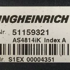 Jungheinrich 51159321 | Rij/hef regeling drive/lifting controller AS4814Ik Index A 51198205 inkl. LA1/4FTER  sn. S1EX00004351 from ETV216 year 2012