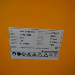 Jungheinrich unknown | Battery 48V775Ah 48 5PZS775 Year 2022 weight 1119 kg sn. C81319582 outside measurement 1035x531x790mm