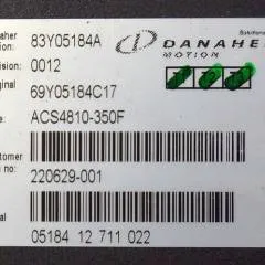 Toyota/BT 220629-001 | Danaher motion AC Superdrive motor controller 83Y05184A ACS4810-350F Rev 0012 sn. 0518412711022