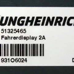 Jungheinrich 51325465 | Fahrerdisplay 2A for ETV/M from year 2011 till 2016 sn. 931O6024