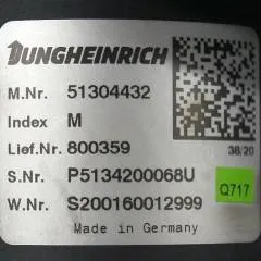 Jungheinrich 51304432 | Multipilot index M s nr. P5134200068U w nr. S200160012999