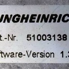 Jungheinrich 50460982 | Rij regeling Drive controller AS4814i index F 51003138 from ETV114 year 2010 sn.S11X00143081