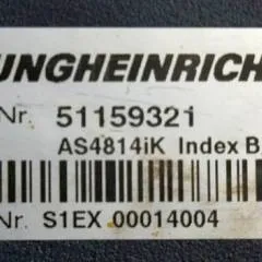 Jungheinrich 51159321 | Rij/hef regeling drive/lifting controller AS4814Ik Index A 51198205 inkl. LA1/4FTER  sn. S1EX00014004 from ETV216 year 2014