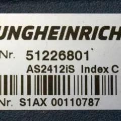 Jungheinrich 51226801 | Rij/hef/stuur regeling  drive/lift/steering controller AS2412 i S index C Sw 2.12 51256848 sn. S1AX00107879 from ERD220 fixed platform year 2017