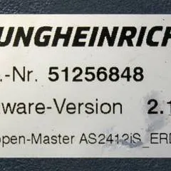 Jungheinrich 51226801 | Rij/hef/stuur regeling  drive/lift/steering controller AS2412 i S index C Sw 2.12 51256848 sn. S1AX00107879 from ERD220 fixed platform year 2017