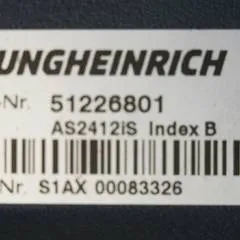 Jungheinrich 51226801 | Rij/hef/stuur regeling  drive/lift/steering controller AS2412 i S index B Sw. 1,06 51263516 sn. S1AX00083326 from ERE225 year 2016