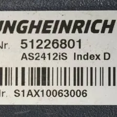 Jungheinrich 51226801 | Rij/hef/stuur regeling  drive/lift/steering controller AS2412 i S index D Sw 1,21 51419306 sn. S1AX10063006 from ECE225 year 2015