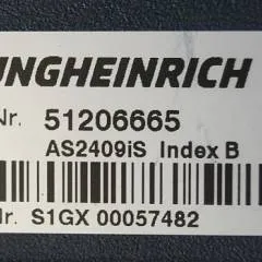 Jungheinrich 51206665 | Rij/hef regeling Drive/lift controller AS2409 i S Index B Sw. 2,04 51246071 from ERE120 folding platform year 2015 sn. S1GX00032805