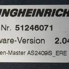 Jungheinrich 51206665 | Rij/hef regeling Drive/lift controller AS2409 i S Index B Sw. 2,03 51246071 from ERE120 folding platform year 2015 sn. S1GX00034101
