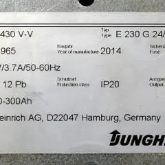 Jungheinrich 51044544 | build in charger ELG2430 V-V 24V/30A 100-300Ah sn. B0064965