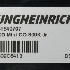 Jungheinrich 51540707 | Display KD mini Co 800K Jr. sn. 809C8413