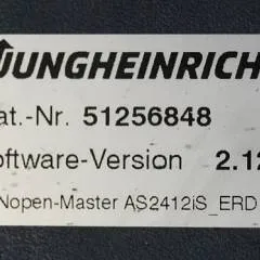 Jungheinrich 51226801 | Rij/hef/stuur regeling  drive/lift/steering controller AS2412 i S index C Sw 2,12 51256848 sn. S1AX00112199 from ERD220 fixed platform year 2017