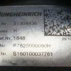 Jungheinrich 51304436 | Solopilot Index H s nr. P7825000060H w nr. S160100037761 griprubber sligtly worn