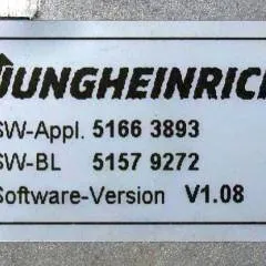 Jungheinrich 51413482 | build in charger model ELH2435 E230 G24/35 B-ELH 24V10A LI-ION SW Appl 51663893 SW BL 51579272 Sw V1.08 sn. SC9X00012171 from EJD115i year 2019