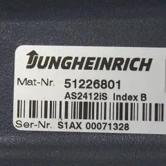 Jungheinrich 51226801 | Rij/hef/stuur regeling  drive/lift/steering controller AS2412 i S index B Sw. 1,02 51419306 sn. S1AX00071328 from ECE225 year 2015