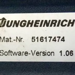 Jungheinrich 51226801 | Rij/hef/stuur regeling  drive/lift/steering controller AS2412 i S index D Sw 1.06 51617474  sn. S1AX10025091 from ERD220 year 2019
