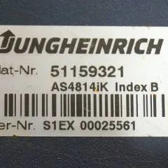 Jungheinrich 51159321 | Rij/hef regeling drive/lifting controller AS4814Ik Index B sn. S1EX00025561 from ETV214 year 2015