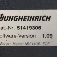 Jungheinrich 51226801 | Rij/hef/stuur regeling  drive/lift/steering controller AS2412 i S index C Sw 1,09 51419306 sn. S1AX00107720 from ECE225 year 2017