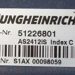 Jungheinrich 51226801 | Rij/hef/stuur regeling  drive/lift/steering controller AS2412 i S index C Sw 1,06 51419306 sn. S1AX00098059 from ECE225 year 2017