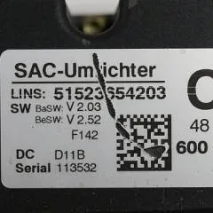 Still 51523654203 | Controller 48V/600A V2,03 V2,52 sn. 113532 from  Still FMX12 year 2013