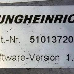 Jungheinrich 50460982 | Rij regeling Drive controller AS4814i index F 51013720 sw. 1.32 from ETV214 year 2010 sn.S11X00077210