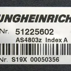 Jungheinrich 51225602 | Stuur regeling steering Controller AS4803 Z index A from ETV214 year 2014 sn. S19X00050356