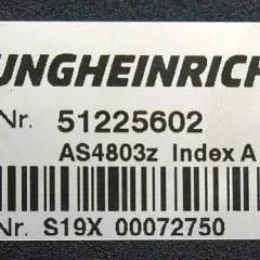 Jungheinrich 51225602 | Stuur regeling steering Controller AS4803 Z index A from ETV214 year 2015 sn. S19X00072750
