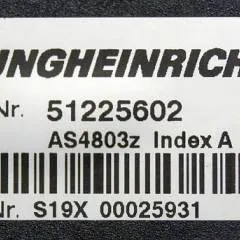 Jungheinrich 51225602 | Stuur regeling steering Controller AS4803 Z index A from ETV214 year 2013 sn. S19X00025931