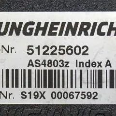 Jungheinrich 51225602 | Stuur regeling steering Controller AS4803 Z index A from ETV214 year 2015 sn. S19X00067592