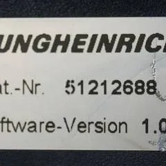 Jungheinrich 51159321 | Rij/hef regeling drive/lifting controller AS4814Ik Index B Sw. 1.07 51212688 sn. S1EX00063220 from ETV214 year 2014