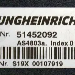 Jungheinrich 51452092 | Stuur regeling steering controller AS4803A index O sn. S19X00107919 from ETV214 year 2017