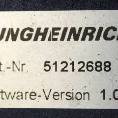 Jungheinrich 51159321 | Rij/hef regeling drive/lifting controller AS4814Ik Index B Sw. 1.07 51212688 sn. S1EX00100843 from ETV214 year 2013