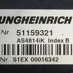 Jungheinrich 51159321 | Rij/hef regeling drive/lifting controller AS4814Ik Index A 51198205 inkl. LA1/4FTER  sn. S1EX00016342 from ETV214 year 2014
