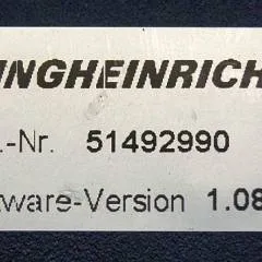 Jungheinrich 51452097 | MFC11 brake Index A 51492990 Sw. 1,08 sn. S1FX00142593 from ETV214 year 2017