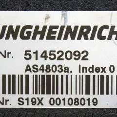 Jungheinrich 51452092 | Stuur regeling steering controller AS4803A index O sn. S19X00108019 from ETV214 year 2017