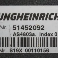 Jungheinrich 51452092 | Stuur regeling steering controller AS4803A index O sn. S19X00110156 from ETV216 year 2017