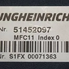 Jungheinrich 51452097 | MFC11 hydraulic Index O from ETV214 year 2017 sn. S1FX00071363