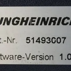 Jungheinrich 51452096 | Rij/hef regeling drive/lift controller AS4814AK Index O 51493007 sw. 1,03  sn.S1EX000113830 from ETV214 year 2017